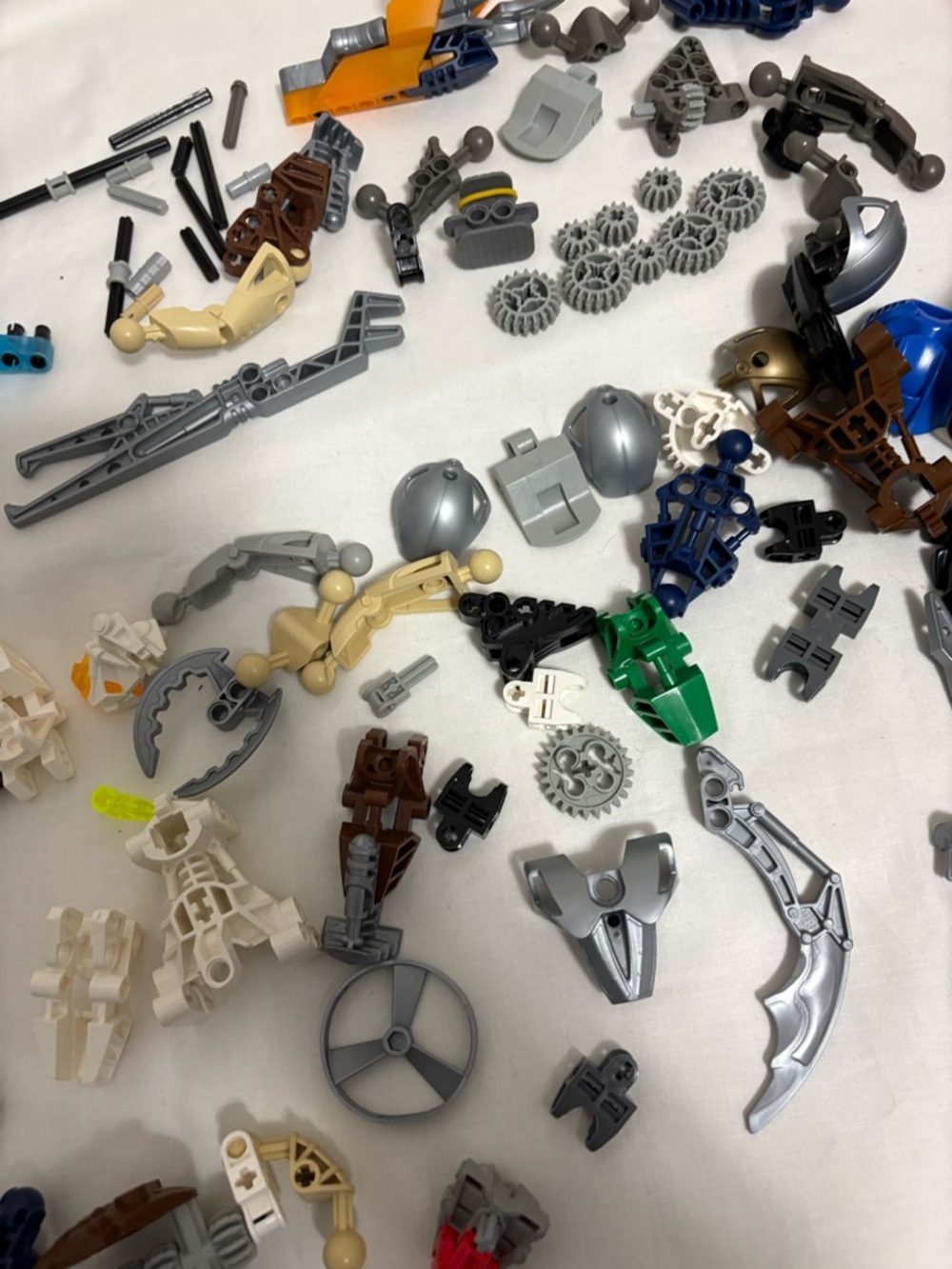 Lot Of LEGO BIONICLE Assorted Masks, Weapons, Parts & Pieces